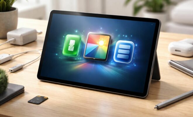 découvrez comment optimiser la batterie, l'écran et le stockage de votre galaxy tab a11+ pour une expérience utilisateur améliorée et performante.