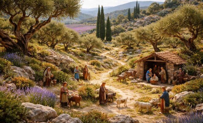 découvrez comment la nature influence et enrichit le paysage d'une crèche provençale, alliant traditions et environnement naturel pour créer une atmosphère authentique et harmonieuse.