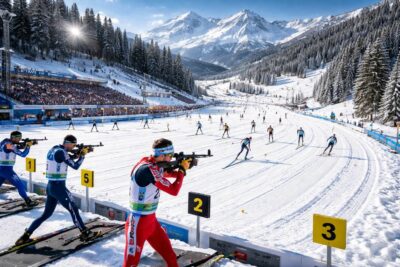 découvrez le programme complet du championnat du monde de biathlon : détails des courses, horaires et lieux couverts pour suivre toutes les compétitions en direct.