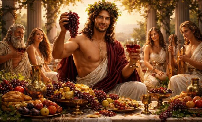 découvrez la symbolique profonde du vin à travers dionysos et le festin des dieux, explorant son rôle mythologique et culturel dans la tradition grecque.