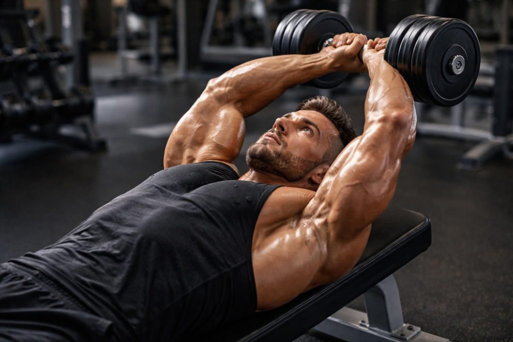 apprenez comment le pull over avec haltères peut renforcer et sculpter vos pectoraux efficacement en musculation.