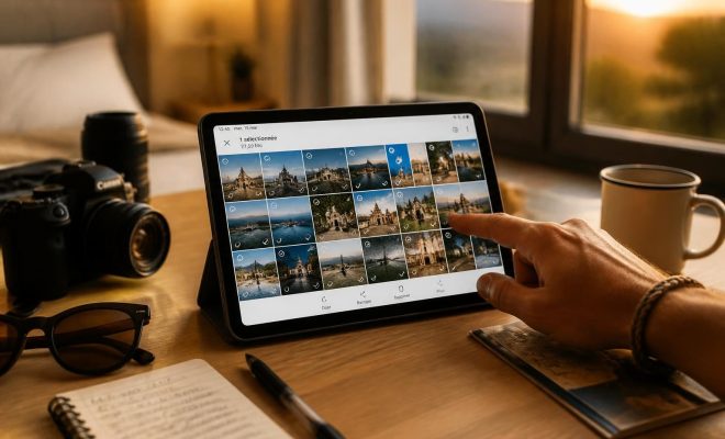 découvrez comment trier et sauvegarder facilement vos photos de voyage sur votre tablette samsung en fin de journée pour garder vos souvenirs bien organisés et accessibles.